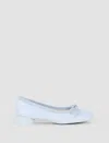 Mm6 Maison Margiela 30mm Anatomic Ballerinas In Baby Blue
