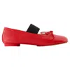 Mm6 Maison Margiela Ballet Ballerinas -  - Leather - Red In Red