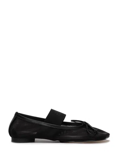 Mm6 Maison Margiela Ballet Ballerine In Black