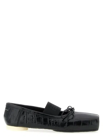 Mm6 Maison Margiela Ballet Ballet Flats In Black