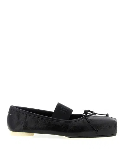Mm6 Maison Margiela Ballet Ballet Flats In Black