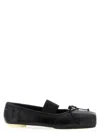 Mm6 Maison Margiela Ballet Flat Shoes Black In Black