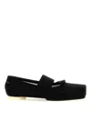 Mm6 Maison Margiela Mm6 By Maison Margiela Ballet Flats With Signature Bow Detail In Black