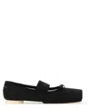 Mm6 Maison Margiela Mm6 By Maison Margiela Ballet Flats With Signature Bow Detail In Black