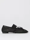 Mm6 Maison Margiela Mm6 By Maison Margiela Anatomic Numeric Ballerinas In Black