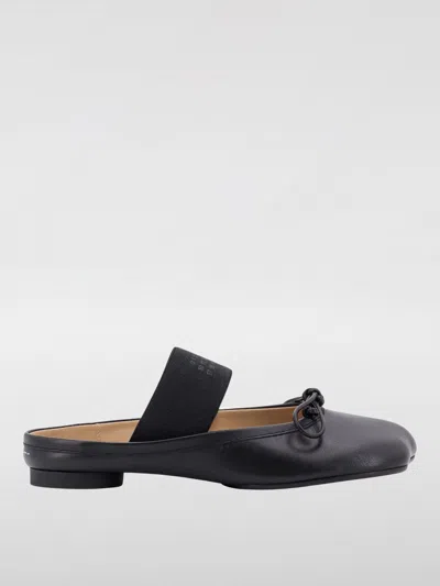 Mm6 Maison Margiela Ballet Flats  Woman Color Black In Schwarz