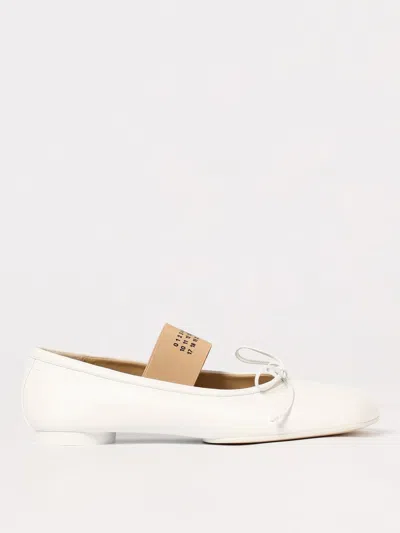 MM6 MAISON MARGIELA BALLET FLATS MM6 MAISON MARGIELA WOMAN COLOR WHITE,G66711001