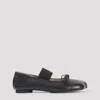 Mm6 Maison Margiela Mm6 By Maison Margiela Black Ballet Flats With Elastic Band In Black