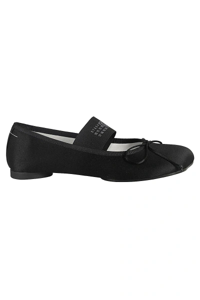 Mm6 Maison Margiela Ballet Shoe In Black