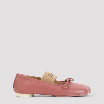 Mm6 Maison Margiela Ballet Shoe In Pink