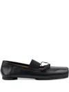 Mm6 Maison Margiela Mm6 By Maison Margiela Black Ballet Flats With Elastic Band In Black