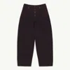 Mm6 Maison Margiela Barrel-leg Jeans In Burgundy