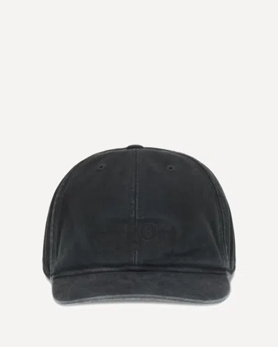 Mm6 Maison Margiela Baseball Cap In Black