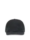 Mm6 Maison Margiela Cotton Canvas Cap In Black