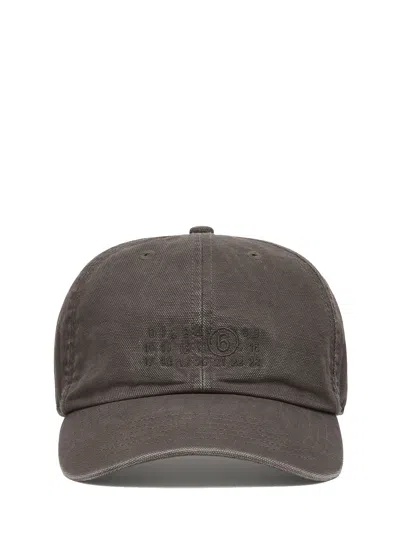 Mm6 Maison Margiela Baseball Cap In Gray