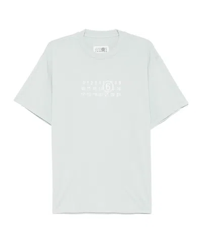 MM6 MAISON MARGIELA MM6 MAISON MARGIELA LOGO PRINTED CREWNECK T-SHIRT
