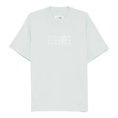 Mm6 Maison Margiela Basic Jersey Tee In White
