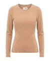 Mm6 Maison Margiela Basic T-shirts In Brown