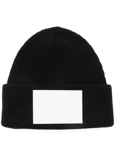 Mm6 Maison Margiela Beanie Accessories In 900 Black