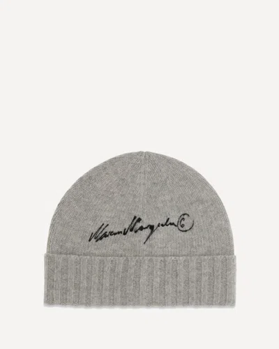 Mm6 Maison Margiela Gray Wool Oves Aries Beanie