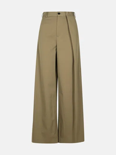 Mm6 Maison Margiela Kids' Beige Polyester Blend Trousers