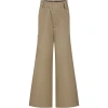 MM6 MAISON MARGIELA BEIGE TROUSERS FOR GIRL WITH LOGO