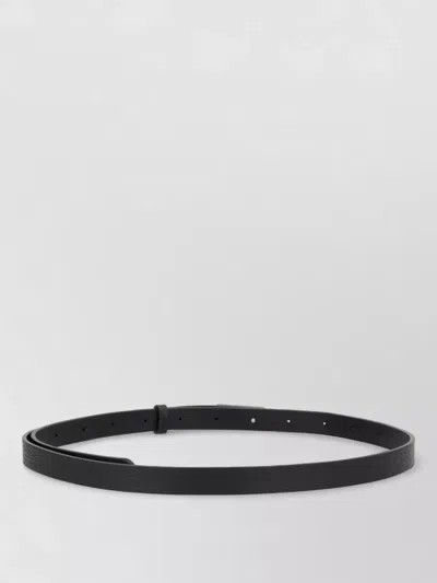 Mm6 Maison Margiela Belt Adjustable Length Textured Finish Design In Black