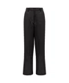 Mm6 Maison Margiela Belt-loop Casual Pants In Black