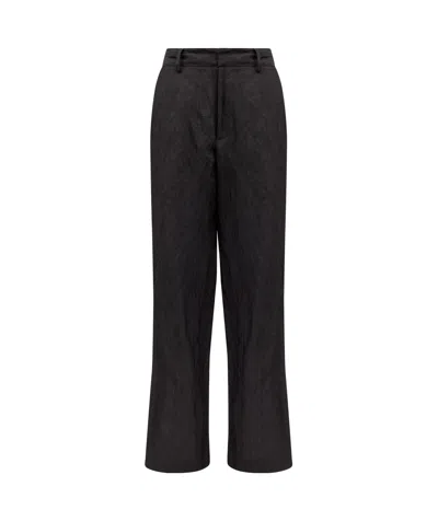 Mm6 Maison Margiela Belt-loop Casual Pants In Black