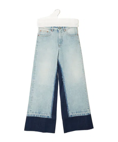 MM6 MAISON MARGIELA MM6 MAISON MARGIELA LAYERED PANELLED JEANS