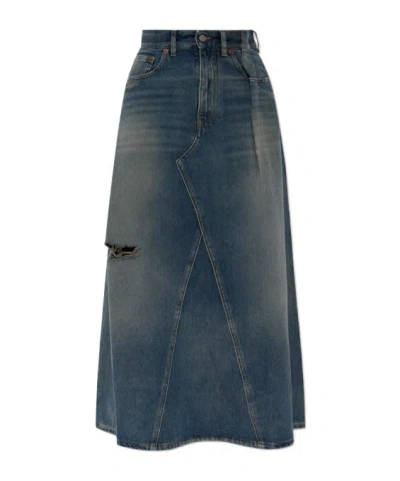 MM6 MAISON MARGIELA MM6 MAISON MARGIELA DISTRESSED SKIRT