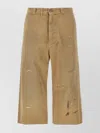 Mm6 Maison Margiela Belt Loops Paint Splatter Design Shorts