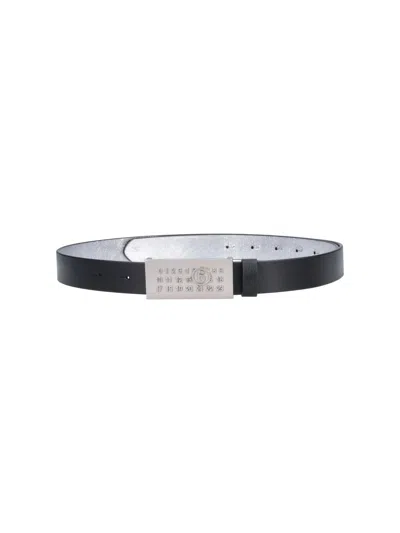 Mm6 Maison Margiela Belt "numeric" In Black