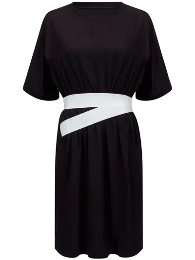 MM6 MAISON MARGIELA BELTED COTTON T-SHIRT DRESS