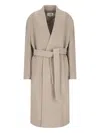 MM6 MAISON MARGIELA MM6 MAISON MARGIELA BELTED LONG COAT