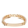 Mm6 Maison Margiela Chain-detail Cuff Bracelet In Gold