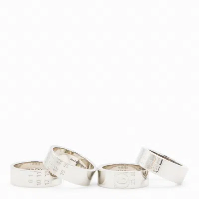 Mm6 Maison Margiela Bijoux Polished Palladio In Metallic