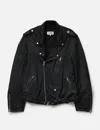 Mm6 Maison Margiela Biker Jacket In Black