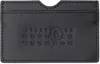 Mm6 Maison Margiela Logo-embossed Card Holder In T8013 Black