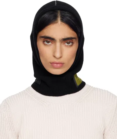 Mm6 Maison Margiela Black Access Labels Story Gauge 7 Balaclava