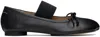 Mm6 Maison Margiela Black Anatomic Ballerina Flats In Black