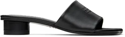 MM6 MAISON MARGIELA BLACK ANATOMIC HEELED SANDALS