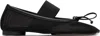 Mm6 Maison Margiela Mesh Anatomic Numeric Ballerina Flats In Black