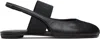 Mm6 Maison Margiela Black Anatomic Numeric Slingback Sandals In Black