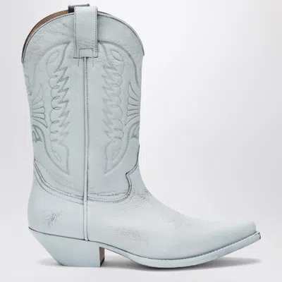 Mm6 Maison Margiela Black And White Florence Cowboy Boots
