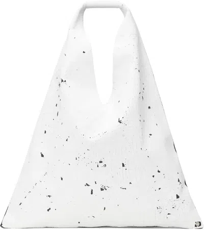 Mm6 Maison Margiela Black & White Triangle Tote In Ha544 Black/white