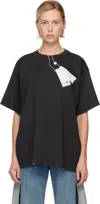 Mm6 Maison Margiela Black & White Trompe L'oeil T-shirt In White