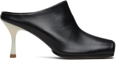 Mm6 Maison Margiela Black Ballerina Mule Heels