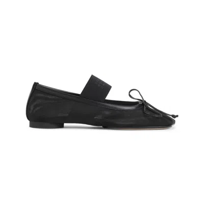 MM6 MAISON MARGIELA BLACK BALLET SHOES