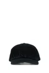 Mm6 Maison Margiela Logo-motif Cotton Baseball Cap In Washedblack